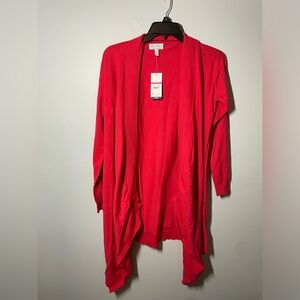 Sofia by Sofia Vergara women’s red cardigan size xs! New with tags! ❤️